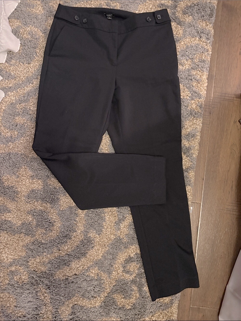 Ann Taylor Black Straight Leg Pants